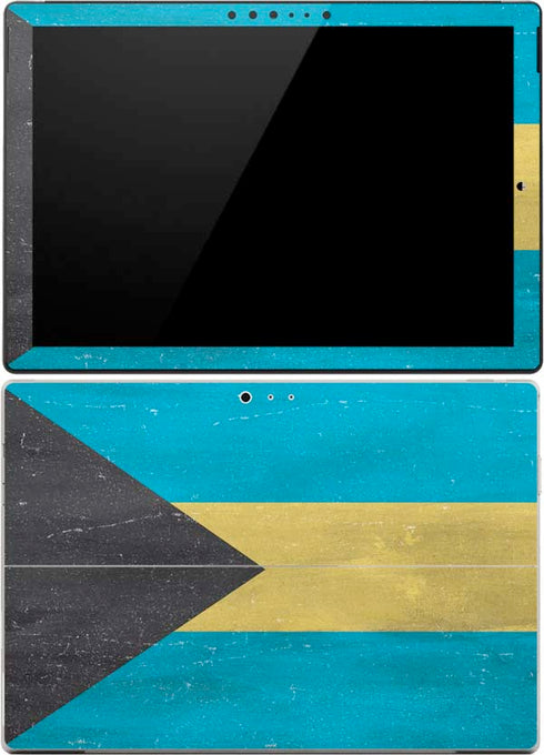 Bahamas Flag Distressed Surface Pro 4 Skin